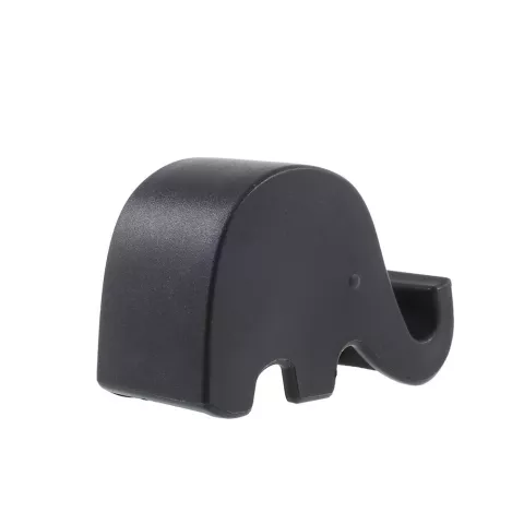 Support de t&eacute;l&eacute;phone portable &eacute;l&eacute;phant noir coffre standard compatible avec iPhone universel