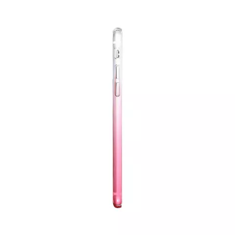 Coque Baseus Glaze Transparent Gradient la coque compatible avec iPhone 6 6s - Jaune Rose Transparent