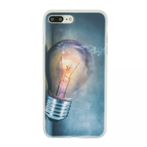 Ampoule la coque en TPU compatible avec iPhone 7 Plus 8 Plus - Coque pour ampoule industrielle