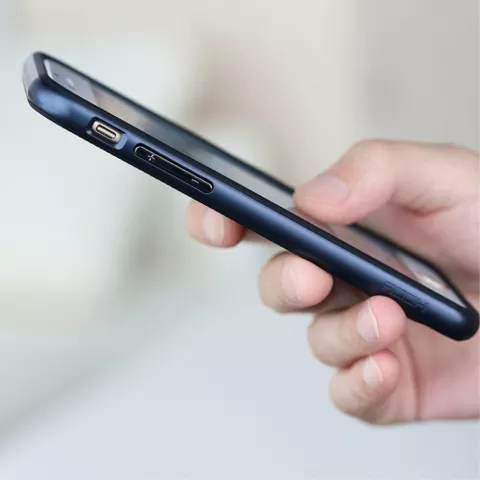 S&eacute;rie Rock Royce Bleu Marine la coque compatible avec iPhone 6 Plus 6s Plus - Bleu - Noir