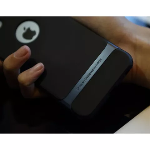 S&eacute;rie Rock Royce Bleu Marine la coque compatible avec iPhone 6 Plus 6s Plus - Bleu - Noir
