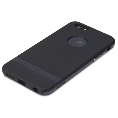 S&eacute;rie Rock Royce Bleu Marine la coque compatible avec iPhone 6 Plus 6s Plus - Bleu - Noir