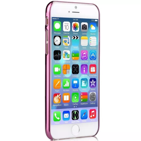 Fleurs COMMA coque compatible avec iPhone 6 6s - Cristaux Swarovski - Lilas Violet Chrome