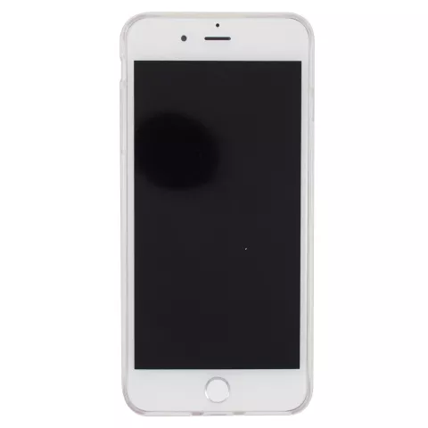 Robe fille &eacute;l&eacute;gante coque TPU iPhone 7 8 SE 2020 SE 2022 - Rayures bleues - Transparente