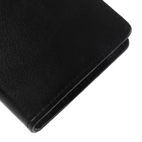 Etui TPU Mercury Wallet en cuir iPhone X XS - Biblioth&egrave;que Noir