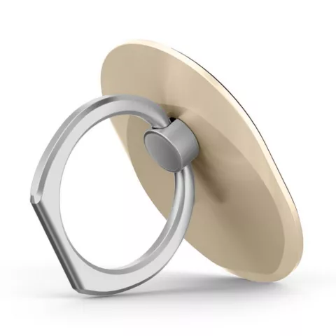 Porte-doigt universel pour smartphone Ring grip - dor&eacute;