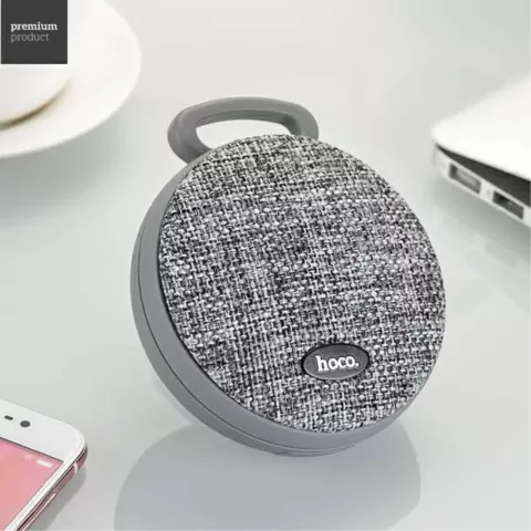 Hoco BS7 Bluetooth Speaker Fabric Grey - Haut-parleur sans fil gris