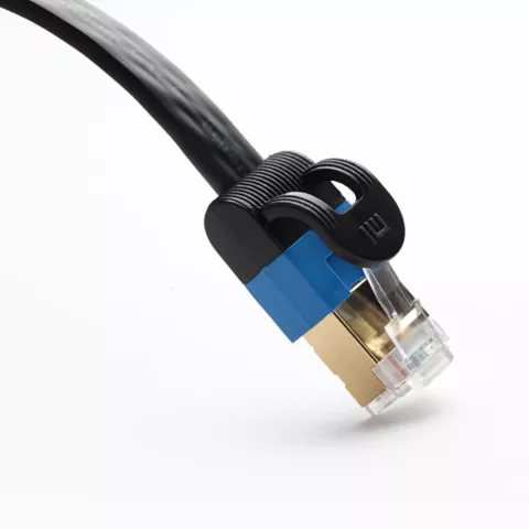 C&acirc;ble r&eacute;seau Ethernet Xiaomi CAT6 - 0,5 m&egrave;tre Plat Noir