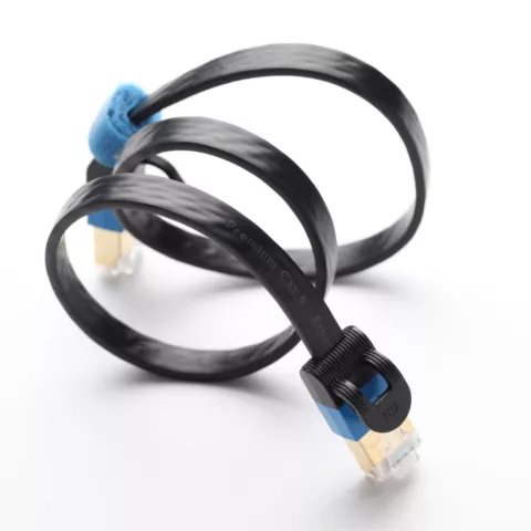 C&acirc;ble r&eacute;seau Ethernet Xiaomi CAT6 - 0,5 m&egrave;tre Plat Noir