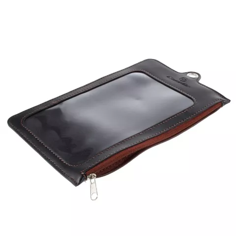 Etui Touch en cuir Caseme Universal - Noir