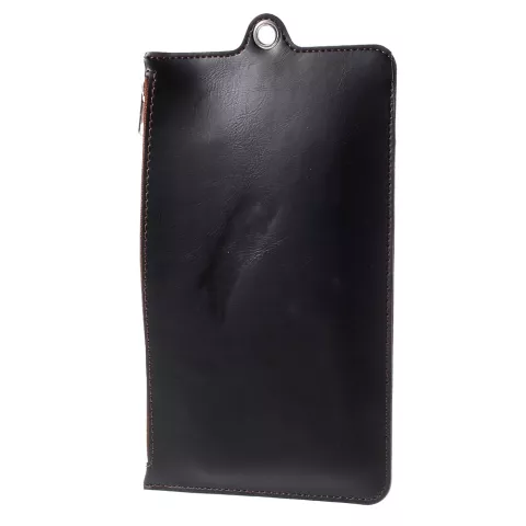 Etui Caseme en cuir Touch Pouch Universel - Noir