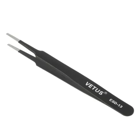 Pince &agrave; &eacute;piler antistatique Vetus - R&eacute;paration acier inoxydable 120 mm DIY