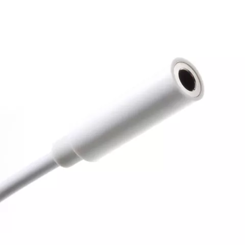 Dongle de c&acirc;ble audio d&#039;entr&eacute;e de prise casque universel USB-C vers AUX - Blanc