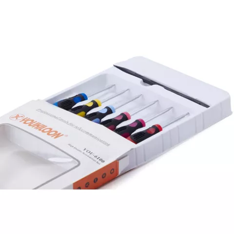 You-6100-A Jeu de tournevis six pi&egrave;ces Kit d&#039;ouverture/r&eacute;paration - pour smartphone t&eacute;l&eacute;phone tablette
