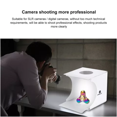 Puluz Pliable Photo Studio Lightroom Box LED - Tente portable 6 couleurs de fond