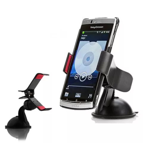 Support de t&eacute;l&eacute;phone universel &agrave; ventouse - Pare-brise de voiture