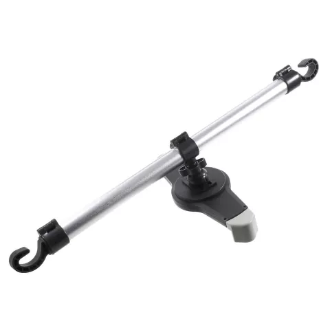 Support universel compatible avec tablette iPad, pince pour appui-t&ecirc;te de voiture, aluminium rotatif &agrave; 360 degr&eacute;s