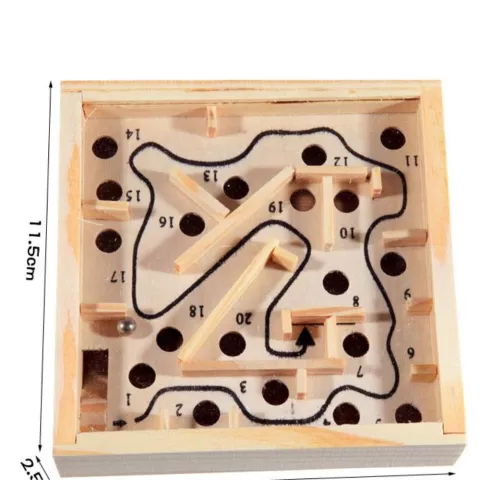 Puzzle marbre en bois - Maze Maze Balance