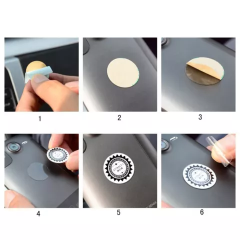 Support de t&eacute;l&eacute;phone magn&eacute;tique universel pour voiture - rotatif &agrave; 360 degr&eacute;s