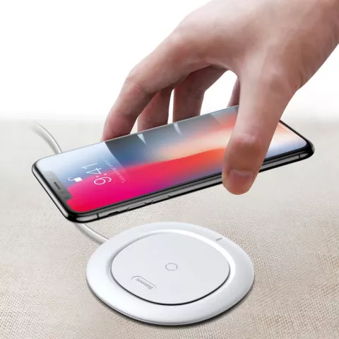 Baseus UFO Chargeur universel sans fil Qi - Blanc