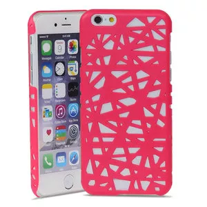 Nid d&#039;oiseau compatible avec iPhone 6 6s Coque rigide Design nid d&#039;oiseau - Rose