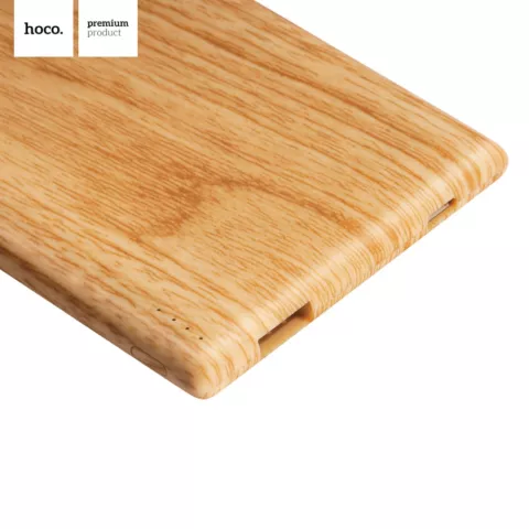 Hoco B10 Powerbank motif bois - 7000mAh - Chargeur rapide Quick Charge