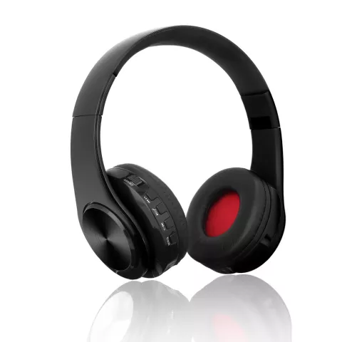BTH-818 Casque st&eacute;r&eacute;o Bluetooth sans fil supra-auriculaire - Microphone Noir