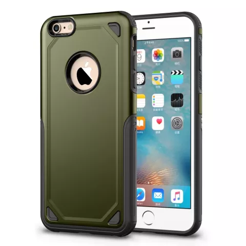 Coque iPhone 6 6s Pro Armor Antichoc - Housse de Protection Vert Arm&eacute;e - Protection Extra