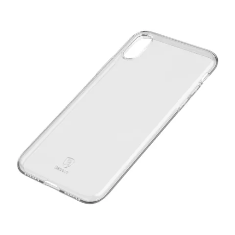 Coque iPhone X XS Baseus Simple Series transparente - Transparente