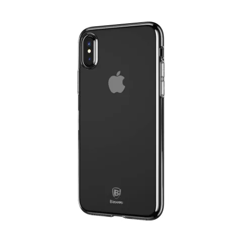Baseus Simple Series transparent la coque compatible avec iPhone X XS - Transparent