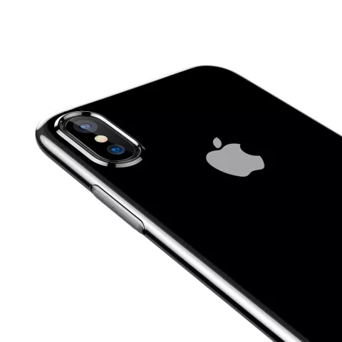 Baseus Simple Series transparent la coque compatible avec iPhone X XS - Transparent