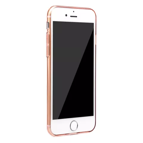 Coque iPhone 7 8 SE 2020 SE 2022 Baseus Simple Series transparente - Rose clair