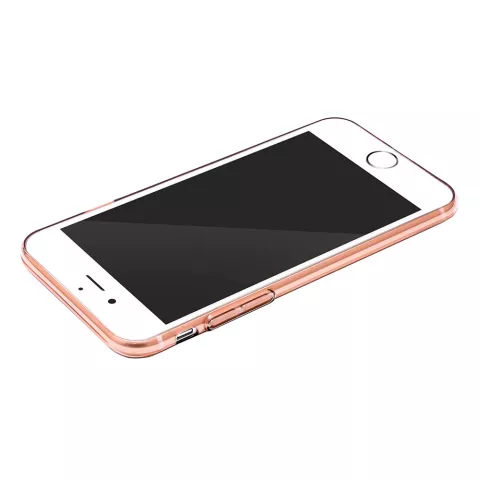 Coque Baseus Simple Series transparente compatible avec iPhone 7 8 SE 2020 SE 2022 - Rose Clair