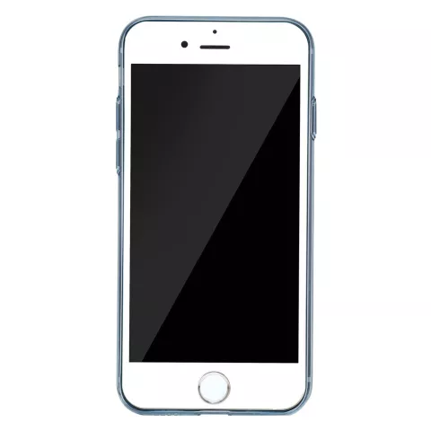 Coque iPhone 7 8 SE 2020 SE 2022 Baseus Simple Series transparente - Bleu