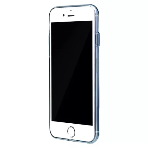 Coque Baseus Simple Series transparente compatible avec iPhone 7 8 SE 2020 SE 2022 - Bleu