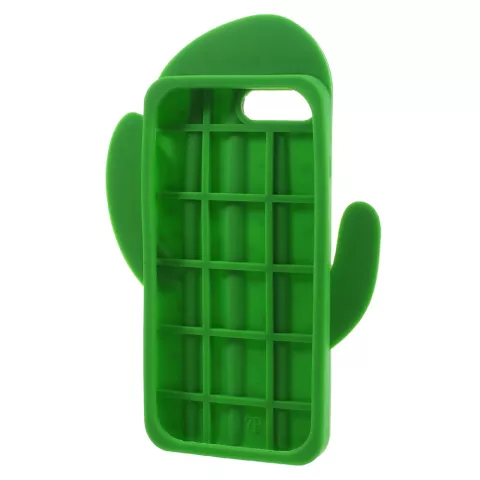 Coque en silicone cactus la coque compatible avec iPhone 7 Plus 8 Plus - Vert