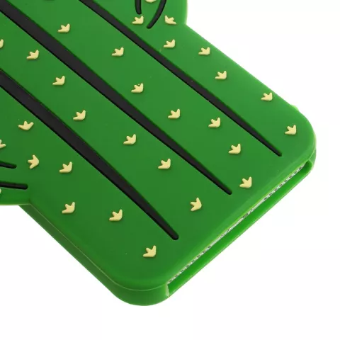 Coque en silicone cactus la coque compatible avec iPhone 7 Plus 8 Plus - Vert