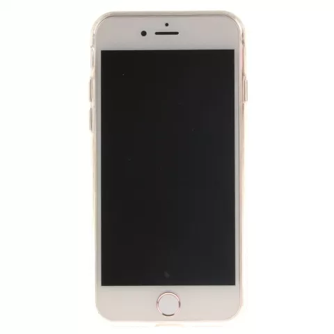 Coque Poppy TPU compatible avec iPhone 7 8 SE 2020 SE 2022 - Blanc Rose