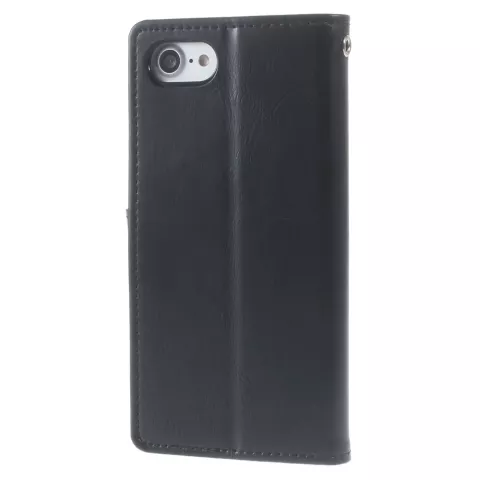 Coque Mercury Blue Moon compatible avec iPhone 7 8 SE 2020 SE 2022 - Porte-cartes Noir