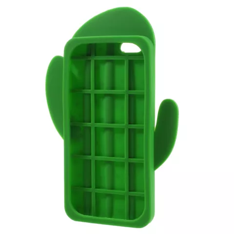 Coque en silicone cactus 3D compatible avec iPhone 6 Plus 6s Plus - Vert