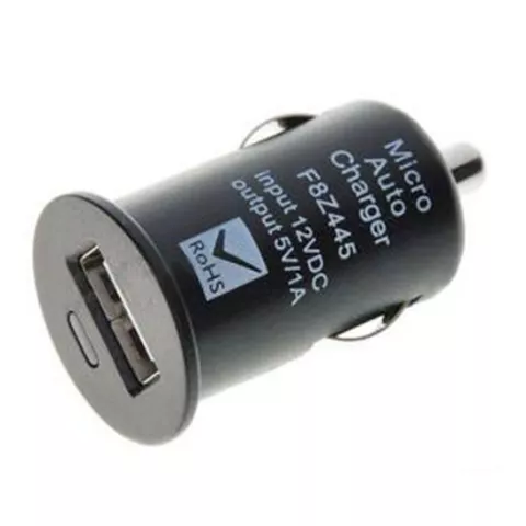 Chargeur de voiture USB Chargeur de voiture Chargeur d&#039;adaptateur de charge pour iPod iPhone - Noir