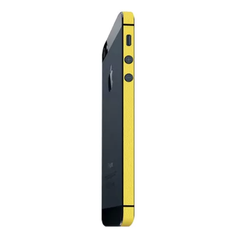 Autocollant de voiture iPhone 5 5s SE 2016 Decor Color Edge Skin - Yellow