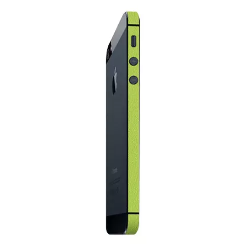 Autocollant de pare-chocs compatible avec iPhone 5 5s SE 2016 Decor Color Edge Skin - Vert