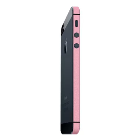 Autocollant de pare-chocs compatible avec iPhone 5 5s SE 2016 Decor Color Edge Skin - Rose