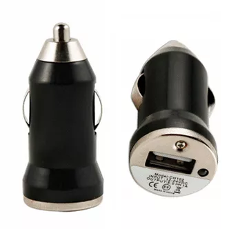 Chargeur de voiture Chargeur de voiture compatible avec iPhone iPod Car Plug adaptateur chargeur - Noir