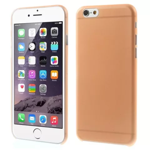 Coques iPhone 6 6s ultra fines et robustes de 0,3 mm d&#039;&eacute;paisseur - Orange