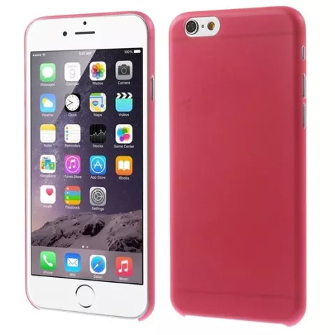 Coques iPhone 6 6s ultra fines et robustes de 0,3 mm d&#039;&eacute;paisseur - Rouge