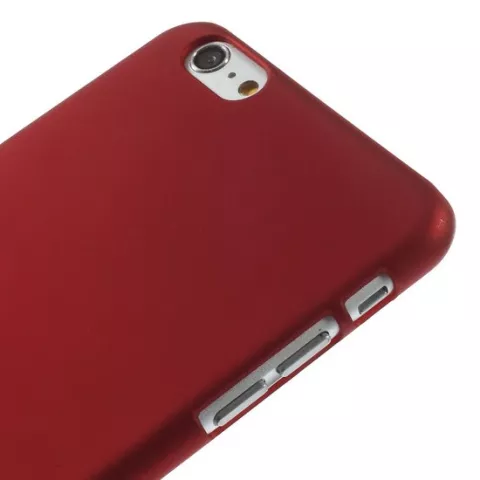 Coque rigide color&eacute;e robuste compatible avec iPhone 6 Plus 6s Plus Case - Rouge