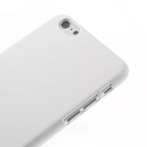Coque rigide color&eacute;e robuste compatible avec iPhone 6 Plus 6s Plus Case - Blanc