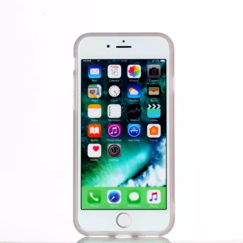 Coque en marbre d&#039;ananas dor&eacute; la coque compatible avec iPhone 6 6s - Or blanc rose